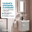 Kit Gabinete Banheiro Impermeável Suspenso 4340 cm com Cuba Espelho e Prateleira BT5030 Beltempo Kit Gabinete Banheiro Impermeável Suspenso 4340 cm com Cuba Espelho e Prateleira BT5030 Beltempo