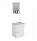 Kit Gabinete E Pia Rorato Banheiro Turim 39cm Kit Gabinete E Pia Rorato Banheiro Turim 39cm