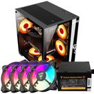 Kit Gabinete Gamer Grodd Clanm Ótima Ventilação Suporta Water Cooler Com Vidro Temperado + Fonte Quantum 650W ATX + 4 Unid Fan Rgb Eurus Kit Gabinete Gamer Grodd Clanm Ótima Ventilação Suporta Water Cooler Com Vidro Temperado + Fonte Quantum 650W ATX + 4 Unid Fan Rgb Eurus