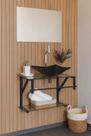 kit Gabinete Luxo Para Ambientes Refinados Decorativo Banheiro Home Estilo