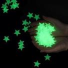 Kit Galáxia no Teto 100 Estrelas Brilha no Escuro - Adesivo Fluorescente para Quarto de Criança