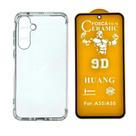 Kit Galaxy A55 Capa Anti Impactos + Película Fosca Flexível Para Samsung Galaxy A55