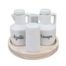 Kit Galheteiro 5 pçs - Porcelana decorada