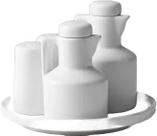 kit galheteiro 5 peças porcelana kit galheteiro 5 peças porcelana