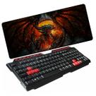 Kit Gamer 2x1 Teclado Gamer Mais Mouse Pad Grande de 70X35cm