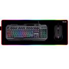 Kit Gamer Clanm Mouse Teclado Mouse Pad Extra Grande RGB Kit Gamer Clanm Mouse Teclado Mouse Pad Extra Grande RGB