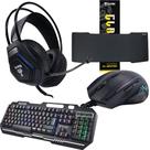 Kit Gamer Com Teclado Mouse Headset Mouse Pad SET005
