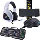 Kit Gamer Com Teclado Mouse Headset Mouse Pad SET007