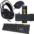 Kit Gamer Com Teclado Mouse Headset Mouse Pad SET012
