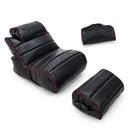 Kit Gamer Completo Arcade Poltrona e Apoios com Enchimento de Micro Perolas e Impermeável GoodPufes Pufe Ergonômico com porta objetos