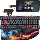 Kit Gamer Mobilador Para Freeire/Pubg Com Mini Teclado Multimidia