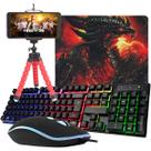 Kit Gamer Mobilador Teclado Mouse P/ Celular Free Fire Cod