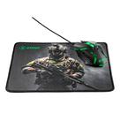 Kit Gamer Mouse Xzone GTC-03 3600 DPI Com Mousepad Emborrachado