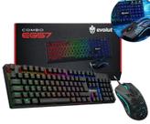 Kit Gamer Vital Eg-57 Teclado + Mouse Rainbow Evolut
