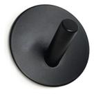Kit gancho adesivo de parede porta cabide suporte preto