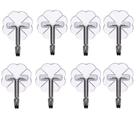 Kit Ganchos Adesivos Multiuso 6x6cm 8 PCS N244693-1 - Quanhe