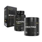 Kit Ganho De Massa Creatina + Bcaa + Cafeína Qualynutri