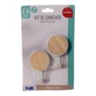 Kit Ganho Multiuso 2Pçs PP+Madeira
