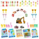 Kit Garfinhos Palitinhos Infantis Para Petisco Frutas Crianças Desenho Animado -46pç