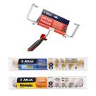 Kit Garfo Atlas Duplo + Rolo Anti Gota 46cm + Rendeplus 46cm