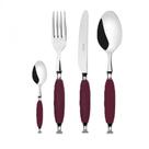 Kit Garfo Faca Colher de Sopa e Café 8 Pçs Country Bugatti