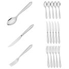 Kit Garfo Faca e Colher Laguna 6 Peças Cada Inox Tramontina