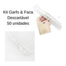 Kit Garfo Faca Refeição Embalado Individual Reforçado Delivery Marmita Com 50 Pares Kit Garfo Faca Refeição Embalado Individual Reforçado Delivery Marmita Com 50 Pares