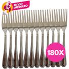 Kit Garfo Refeição Mesa Jogo Aço Inox Premium Talher Cozinha Restaurante Bar Buffet Churrasco