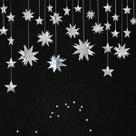 Kit Garland Pinkblume Silver Star Metallic Bunting de 12 m Kit Garland Pinkblume Silver Star Metallic Bunting de 12 m