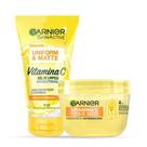 Kit Garnier Vitamina C Gel de Limpeza Facial Uniforme + Hidratante Facial Antimanchas Toque Seco 85g Kit Garnier Vitamina C Gel de Limpeza Facial Uniforme + Hidratante Facial Antimanchas Toque Seco 85g