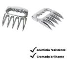 Kit Garra De Urso Grande Com Garfo Tridente Para Churrasco
