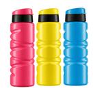 Kit Garrafa de Água Style Fluorescente Academia Treino 750ml Garrafinhas -