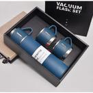 Kit Garrafa Garrafinha Térmica De Café 500ML Inox Parede Dupla À Vácuo Kit Garrafa Garrafinha Térmica De Café 500ML Inox Parede Dupla À Vácuo