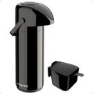 Kit Garrafa Térmica 1 Litro Sistema Pressão Verona Açucareiro 350 ML Garrafa Alça Ampola de Vidro