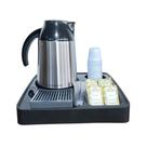 Kit Garrafa Térmica Berlim Inox Bandeja Organizadora Servire I Preto Unitermi