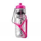 Kit Garrafa Térmica Bike 590ml + Suporte Caramanhola Cor:Rosa Kit Garrafa Térmica Bike 590ml + Suporte Caramanhola Cor:Rosa