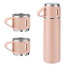 Kit Garrafa Térmica Com 2 Xicaras para Bebidas Quentes ou Frias Diversas Cores Inox