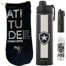 KIT Garrafa Térmica Gocase Fresh 650ml Oficial do Botafogo com saquinho protetor