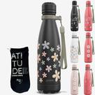 KIT Garrafa Térmica Gocase URBAN Original 500ml Estampas com Eco Saquinho