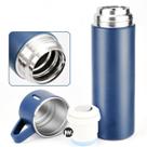 Kit Garrafa Térmica Inox 500ml Com 3 Xícaras Camping Viagem Café Kit Garrafa Térmica Inox 500ml Com 3 Xícaras Camping Viagem Café