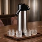 Kit Garrafa Térmica Termolar 1L com 4un Canequinhas Wheaton Kit Garrafa Térmica Termolar 1L com 4un Canequinhas Wheaton