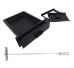 Kit Gaveta preto Cinzas,Rodo Limpeza,Fornos, Churrasqueiras