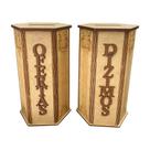 Kit Gazofilácios Dízimos e Ofertas / 21 centímetros - MDF cru