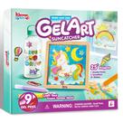 Kit Gel Art Suncatcher Kits Klever Kits Paint Unicorn com moldura