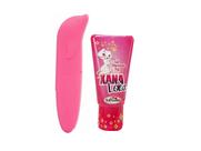 Kit gel intimo efeito vibrador hot flowers + vibrador golfinho ponto g