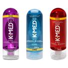 Kit Gel Lubrificante Íntimo Kmed Ice + 2Em1 + Hot 200ml cada Kit Gel Lubrificante Íntimo Kmed Ice + 2Em1 + Hot 200ml cada