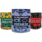Kit Gel Massageador Arnica Pura + Ice Premium + Cascavel