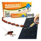 Kit Gel Mata Barata + 5 Placas Adesivas Pega Baratinha