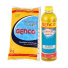 Kit Genco Sulfato de Aluminio 2kg E Clarificante Genfloc 1L