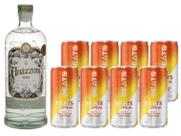 Kit Gin Amázzoni Tradicional 750ml + Drink